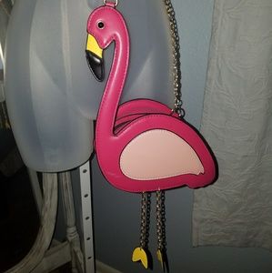 Flamingo Purse Pink Tiki Summer Chain Crossbody